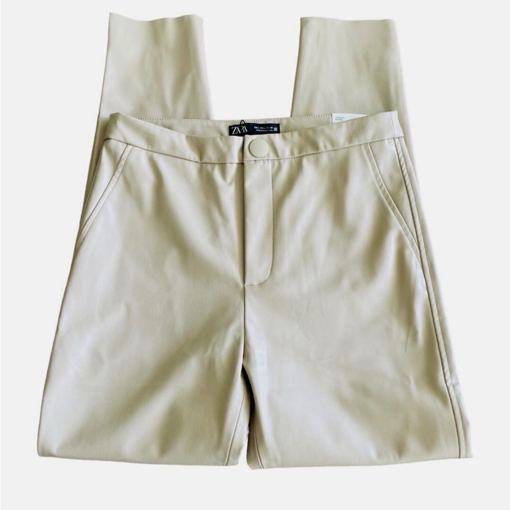 Zara Slim Fit Faux Leather